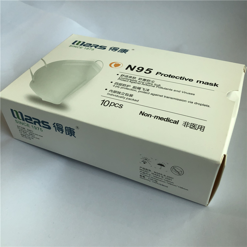 N95 Mască de protecție Protejată împotriva poluanților aerieni
