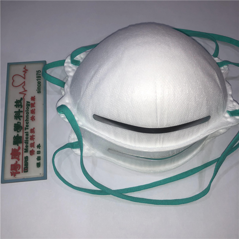 Mască de unică folosință din material nețesut în formă de ceașcă N95 pentru jumătate față