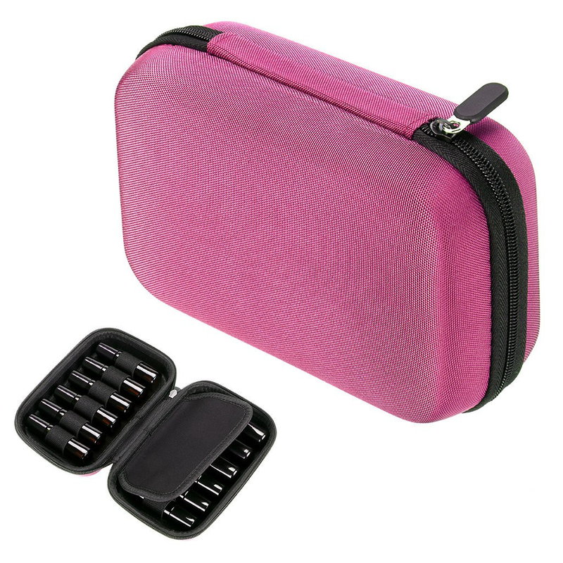 12 grilaj sac de ulei esențial ulei esențial sticlă ulei sac de depozitare fermoar portabil ulei esențial cutie de ambalare cutie de depozitare