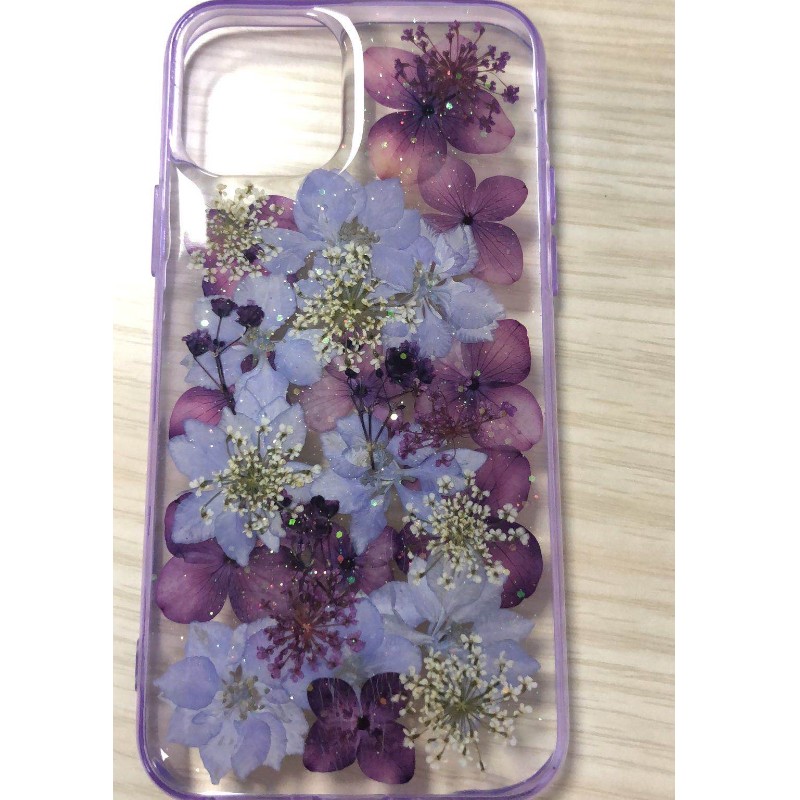 Case de telefon Epoxi pentru flori uscate, Case Epoxi Glitter