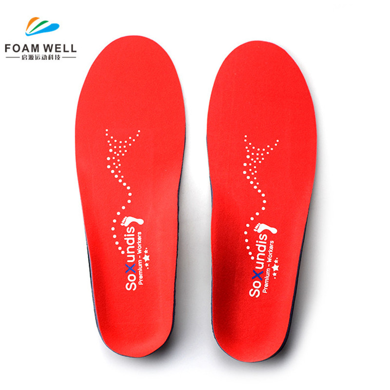 Hot Vanding PU Foam EVA Shoe Insirts for Plantar Fastitis Flat Foot High Arch Suport Orthotics