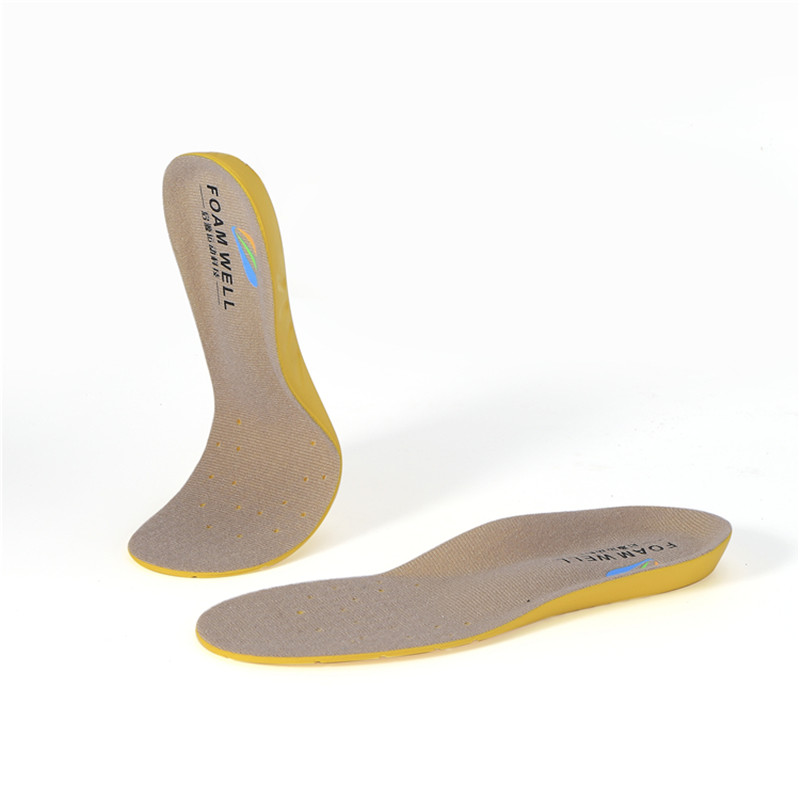2020 Vânzare fierbinte Șoc Absorbție Deep Heel Orthotic pu spumă insole sport