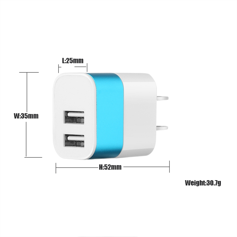 Factory Price FCC Fast Charge Travel 2 porturi Usb Încărcător portabil original încărcător mobil rapid încărcător pentru iphone 5 6 6 7 8 x