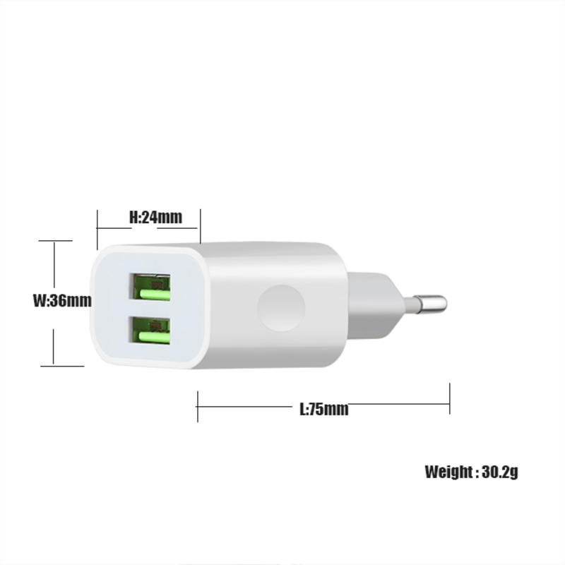 Încărcător portabil dual port USB / SUA USB încărcător USB multi port OEM / ODM