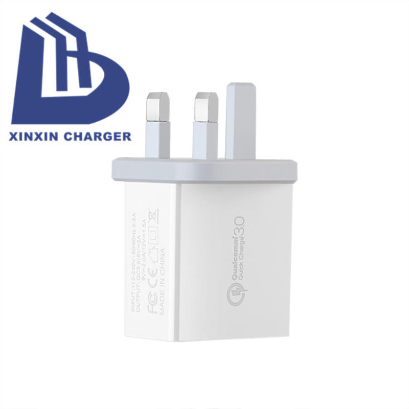 Încărcător rapid Conectare încărcător USB Usb pentru iPhone UK Plug QC3.0 USB Travel Charger