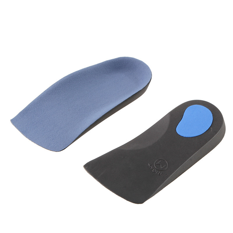 3/4 Length PU Hard Plastic High Quality Custom Flat Feet Arch Suport Orthopedic Shoe Insoles