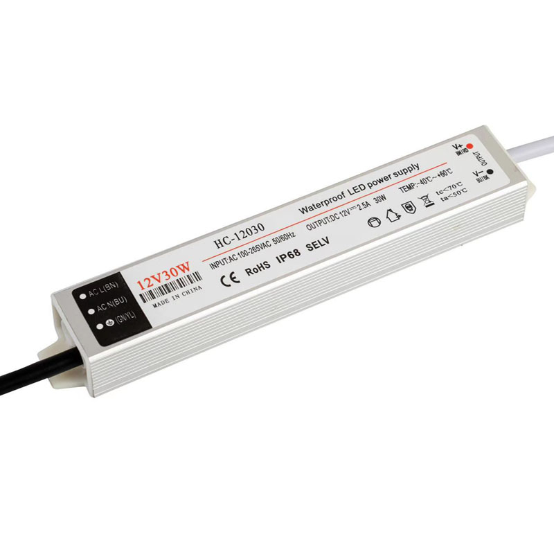 24V 30W tensiune constant ă, izolarea apei cu consum redus de energie LED