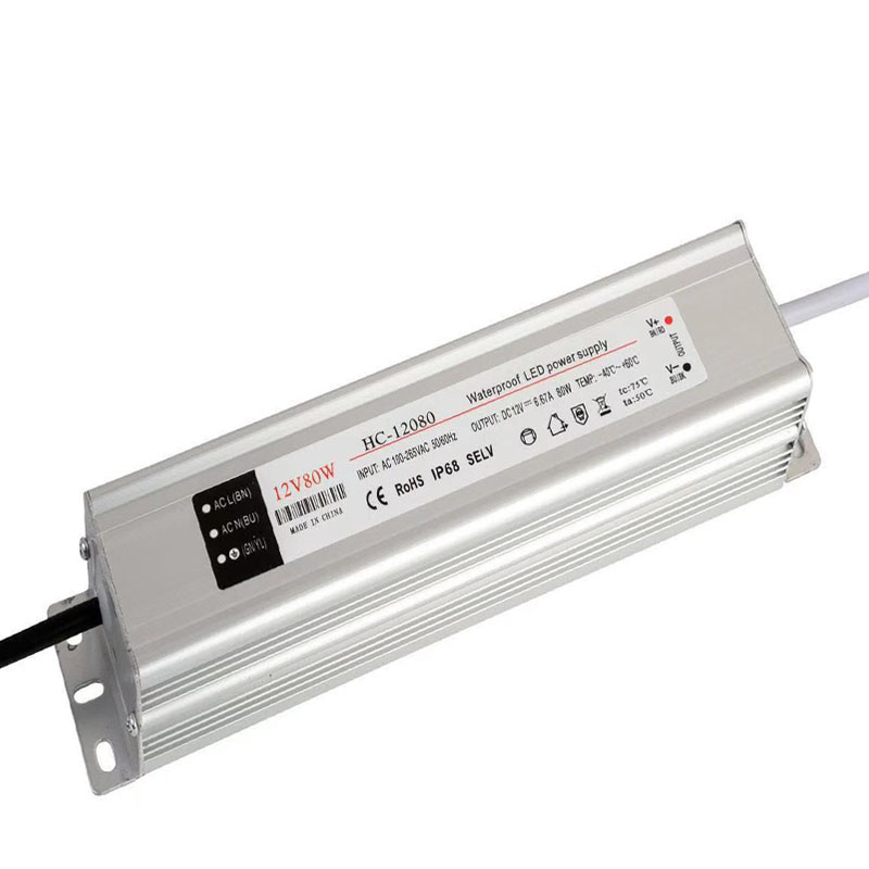 12v80w tensiune constant ă de tensiune constantă în sistemul de alimentare cu energie electrică LED