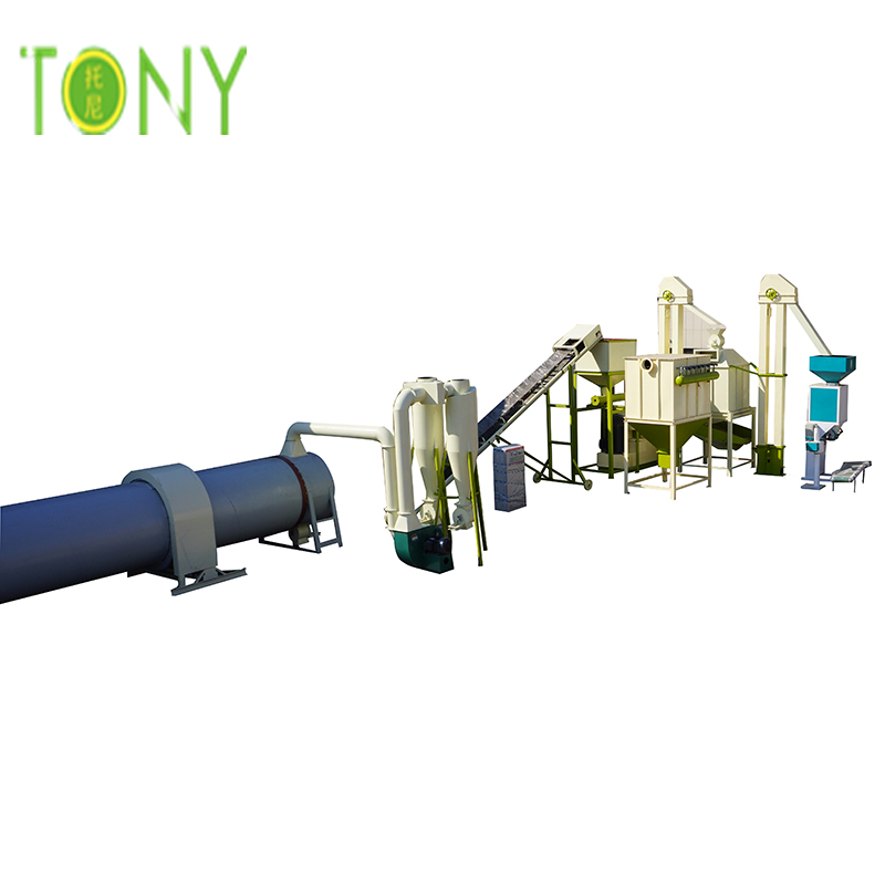 Stație de înaltă calitate și tehnologie profesională TONY 7-8Tons / hr biot biomass