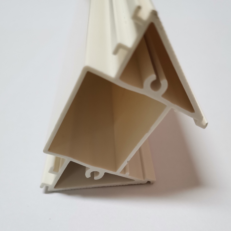 personalizat secțiunea de profile plastice extrudate pvc din material plastic pentru alunecarea de iluminat de la producătorul de plastic chinez