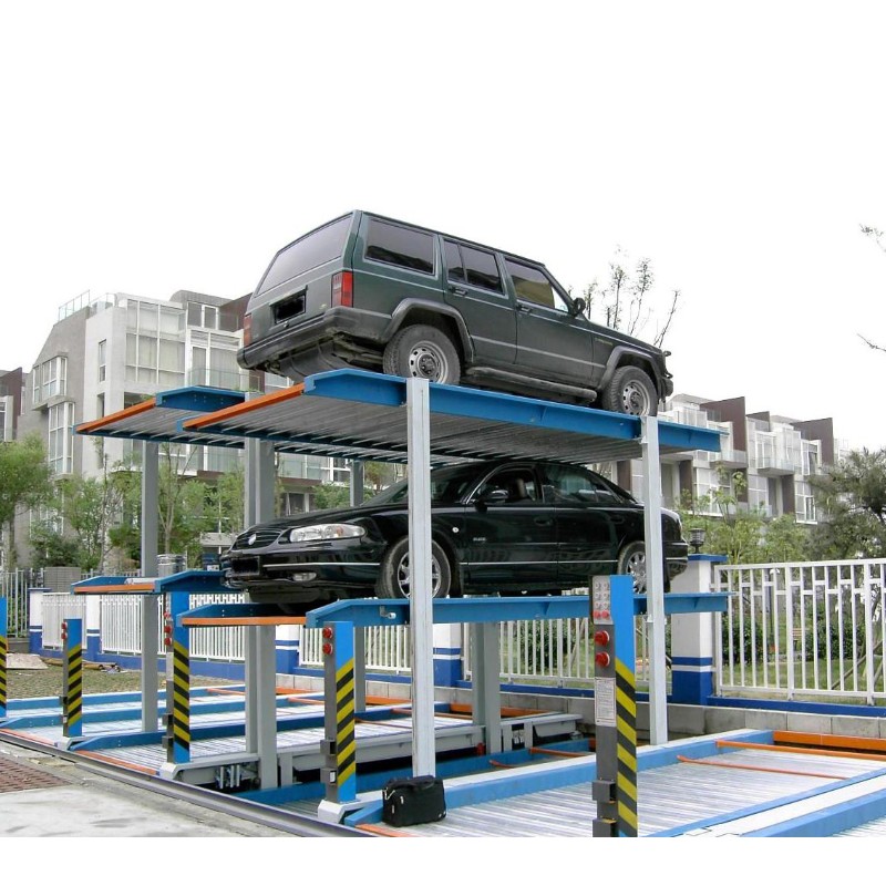 Promovare ieftină Două Post Hydraulic masina Parcare Lift pentru garaje de casă