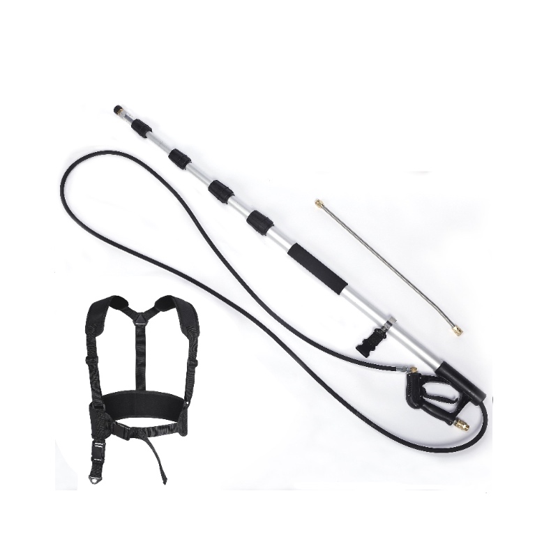 bagheta de extensie a mașinii de spălat cu putere lână telescopică de 18-24 ft