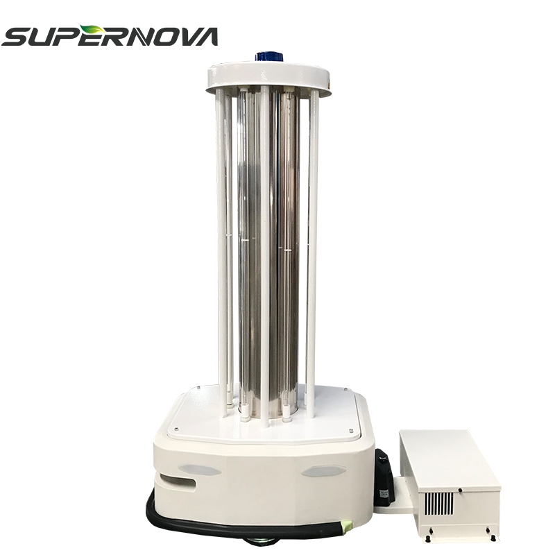 480W Wifi AI Dezinfectarea Smart Sterilizer Light Disinfectare UVC Robot UV Lamp