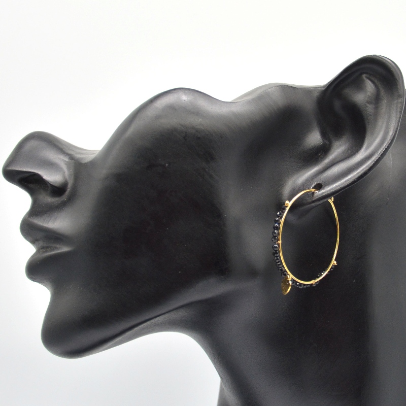 Cercei rotunzi, poartă mărgele, stil etnic, retro, stil boem, cercei cerc, stil femeie, stil boem stea, pandantiv, fabrică de prelucrare a bijuteriilor din China Ruifanbao