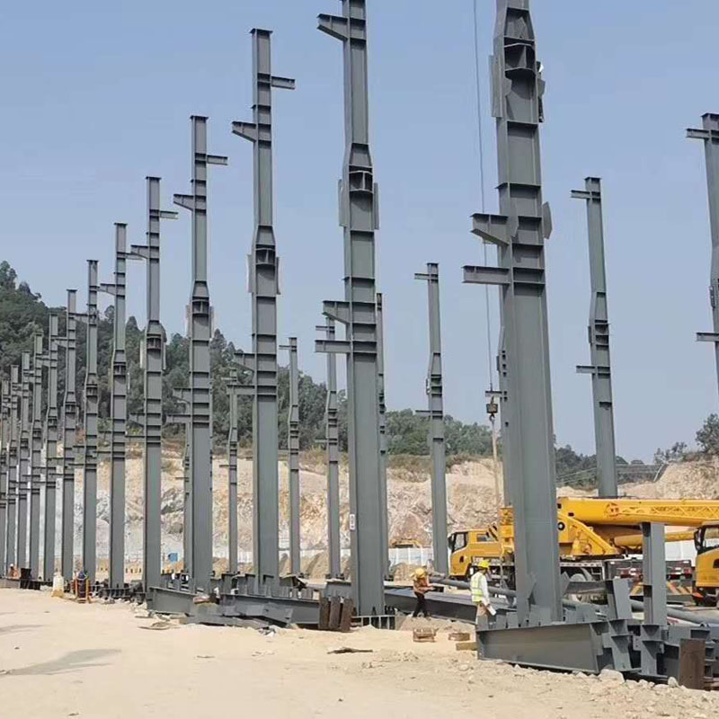 Structura siderurgică cadru Building Commercial Office, structural Steel Truss Prefab Construction with drawing