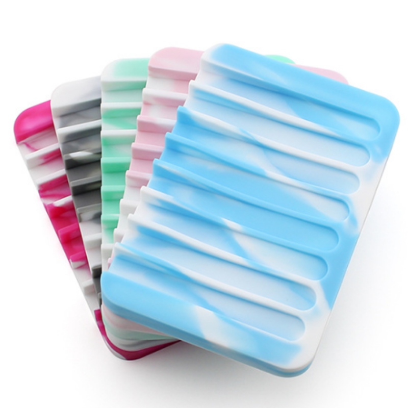 Raft de săpun picurat de culoare mixtă pătrat