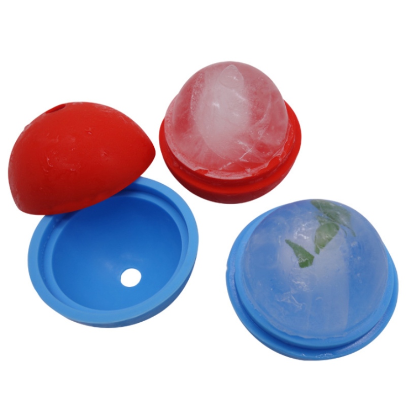 Hochei pe gheață din silicon mucegai din hochei pe gheață din silicon 6cm mare hochei pe gheață spot rotund hochei pe gheață matriță multicolor opțional mucegai pentru fabricarea gheții