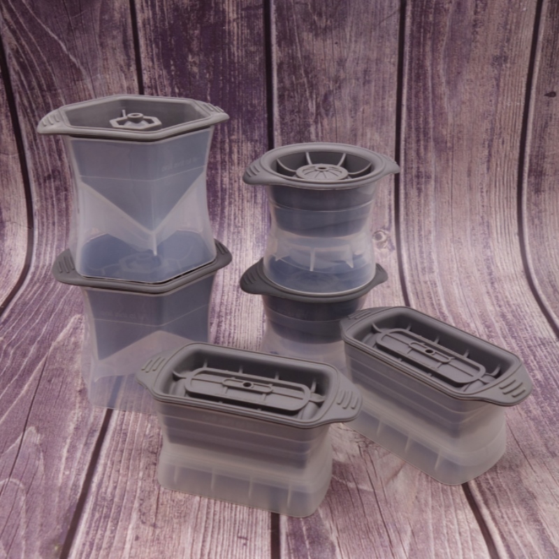 Matriță din silicon din hochei pe gheață din plastic Matriță din hochei pe gheață din plastic, congelată rapid, matriță din hochei pe gheață