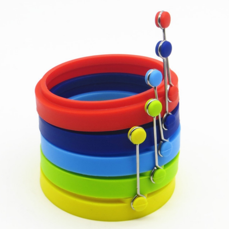 Omeletă rotundă din silicon mâner omletă din silicon mucegai DIY pungă ou inel din silicon ou