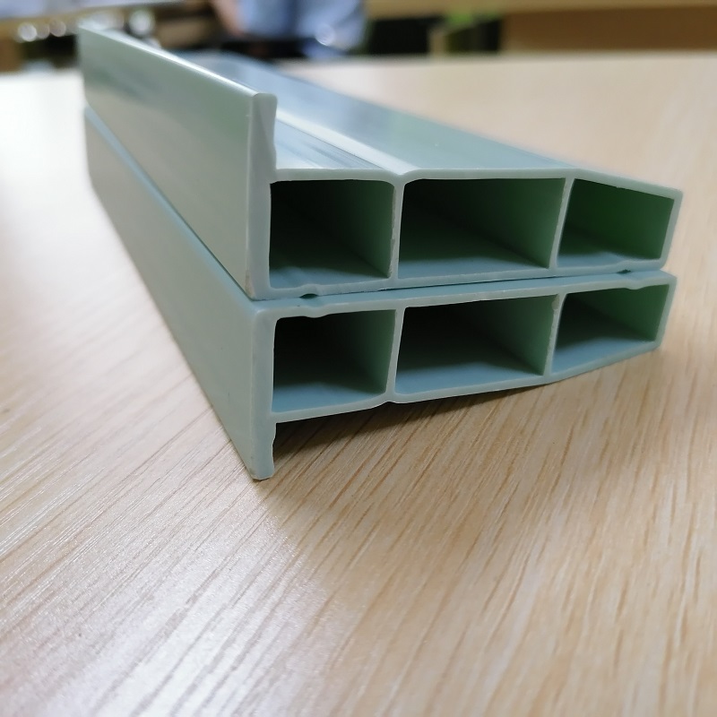 Producător chinez de PVC profil tuyere pvc profil gol producător pvc L secțiune pentru sistem de ventilație