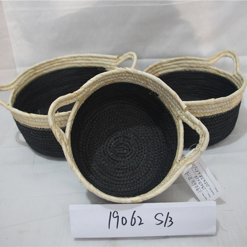 Classic Design Custom Color Small Plastic Rattan Basket