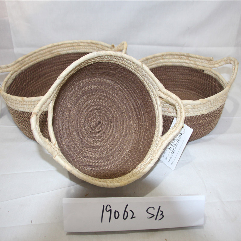 Classic Design Custom Color Small Plastic Rattan Basket
