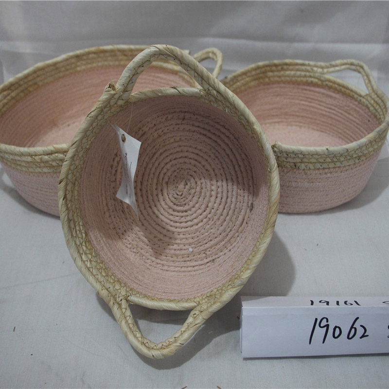 Rattan Oval Coș țesut pentru cadouri Picnic Fructe goale Coșuri pentru cadouri Țesute manual Suport de grădină pentru depozitarea legumelor