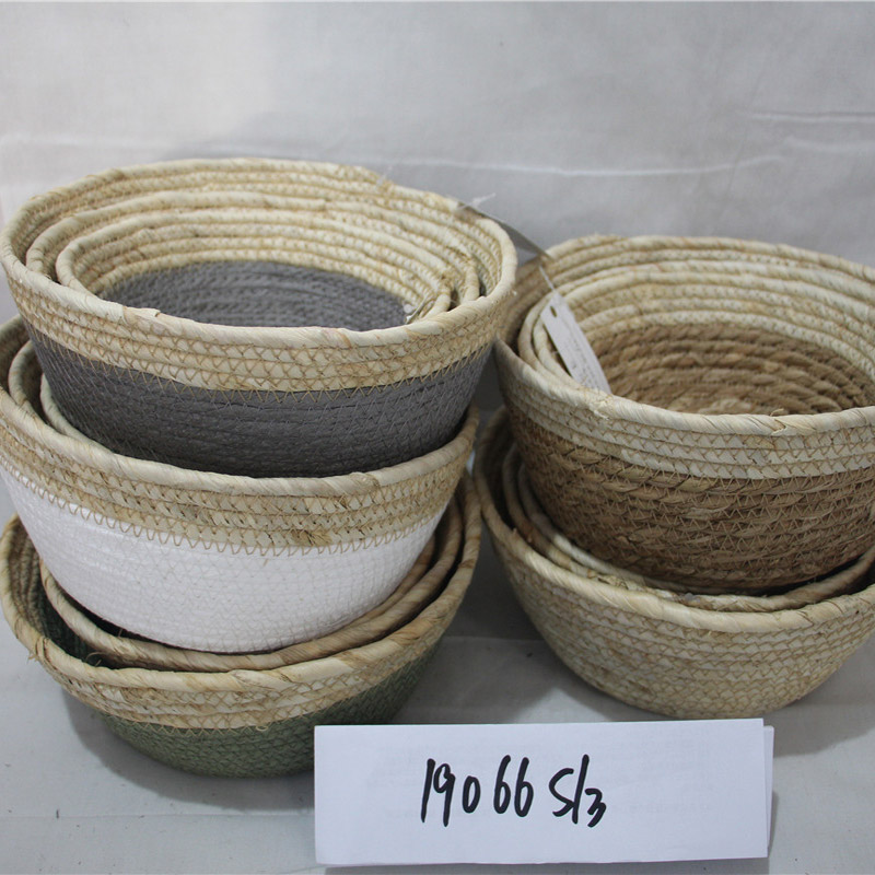 Plastic Rattan Cos de depozitare pentru rufe Jucarii pentru copii Organizator Spalare mare Cosul de haine murdare Acasă Diverse Butoi de depozitare