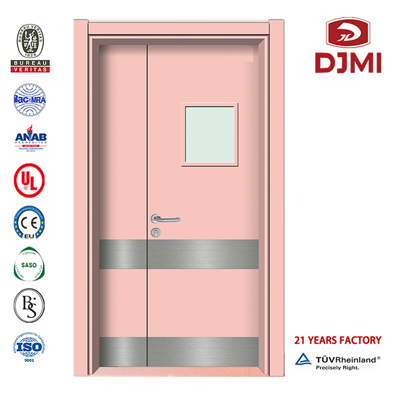 X-Ray Shielding Laminated Hpl Wood Door Ieftin Interior With Aluminum Double Swing Door Ce/Iso/En Personalizat Interior With Glass Window Auto Us Design Hpl Doors New Setări Composite Interior Clearroom Hygienic Mdf Laminate Door