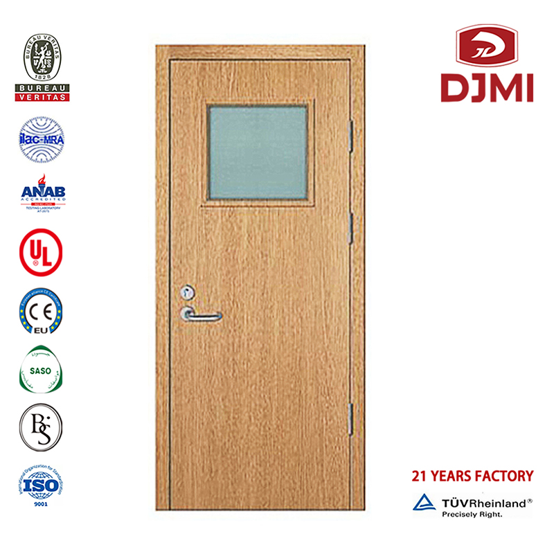 Ușă dublă de lemn de 1 oră Usi de incendiu de înaltă calitate Ușă de urgență din lemn de înaltă calitate Ușă de lemn de incendiu Ușă de lemn ieftină Furnir cu miez solid Idei de ieșire din lemn 2 ore Uși cu foc