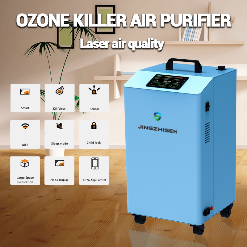 Purificator de aer pentru dezinfecție în mod dual UV și ozon