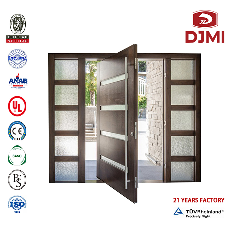 Chinese Factory Wooden With Glass Design Main Solid Wood Entrance Door High Quality Wood Doors for Villas Main Villa Entrance Wood Design Door Us Ieftin of Home Modern Plywood Design Kitchen Entrance Door Wood