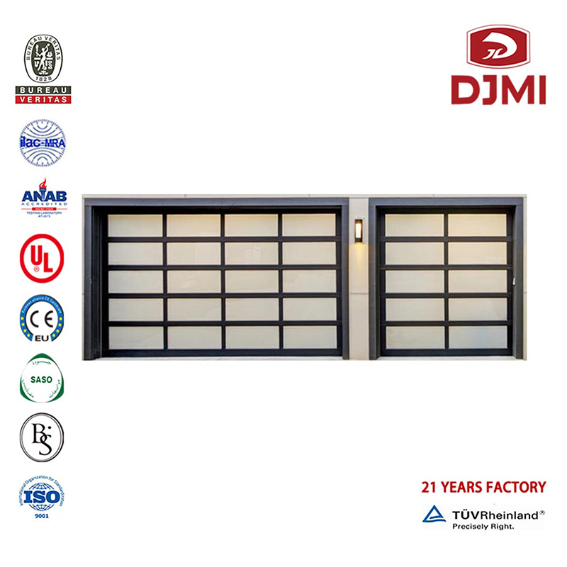 Professional Electric Aluminum Roller Double Door Residențial Garage Doors New Design Double Layer Slat Aluminum Roller Metal Building Garage Door Sectional Brand New Factory Price Aluminum Roller Home Door Overhead Garage