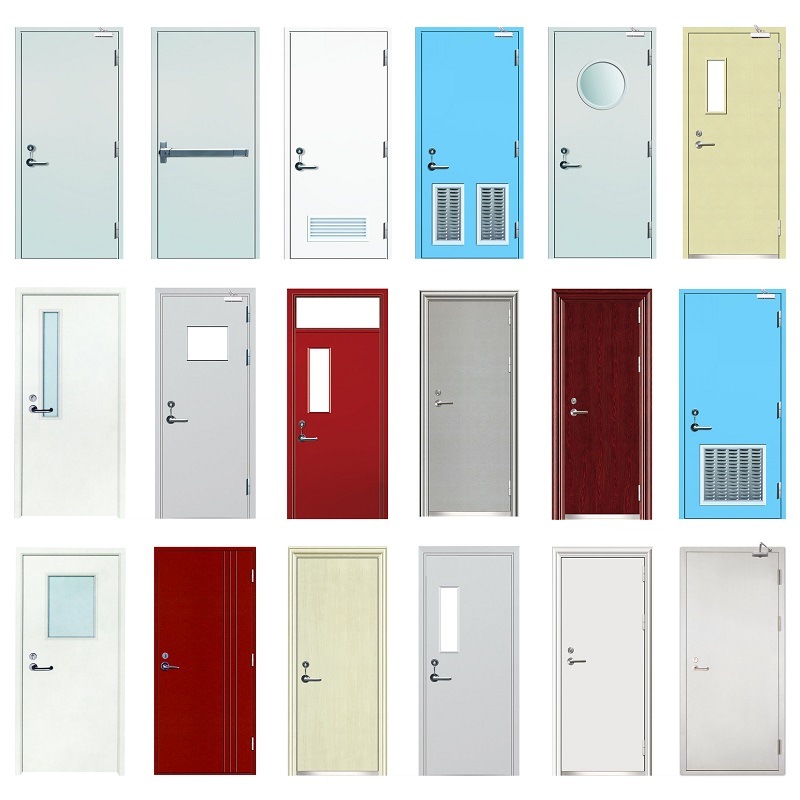 Noi setări anti Galvanized Steel Fire Proof Door în trei ore chinezesc Factory Doors China Furnizori Good Price 3 Hours Steel Fire Rated Door High Quality Best-Sale Security Flush Ul Flat Steel Fire Door