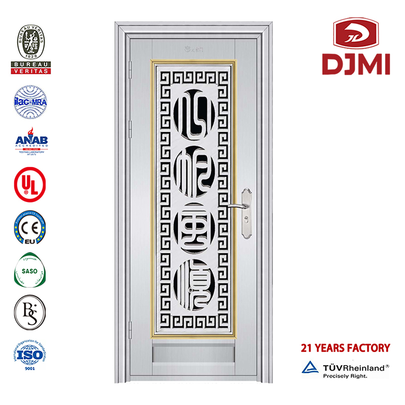 Usa Chinese Factory Outer Leisure Security Personalizat Design Stil Spaniol Picting With Lock System Stainless Steel Door High Quality Exterior Manufacturer Security Doors and Windows Paining Stainless Steel Grill Door With Ss 304