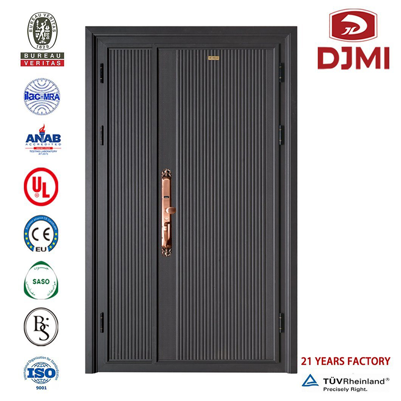 Brand New Home Design For India Exterior Security Steel Door Hot Vânzarea uşilor principale de intrare Grill Design Entry Entrance Intrare Interpret Double Leaf Steel Usa Preț Multifinant Grill Design Catalogul color Usa