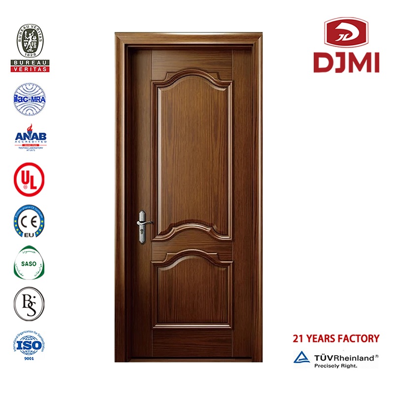 Modele personalizate Uşi exterioare interior Sticlă lemn Doubl Door noi Setări Panoul de intrare din lemn lemn inserați ușă din lemn masiv Fabrica de lemn exterior Front de interior Wood Door cu sticlă Inserează