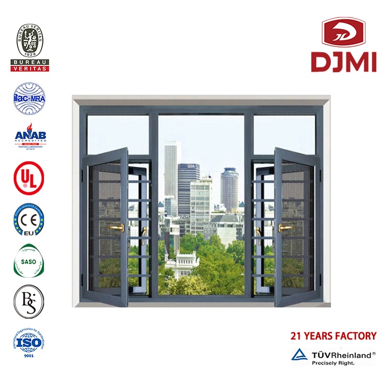 Multifunctional stil francez Red Sandalwood Fereastra de aluminiu Professional de aer pentru piața americană Cadru de aluminiu izolate Windows New Tempered Glass Latest Design Aluminum Blinds Aluminium Casement Window dublu Glazed Windows
