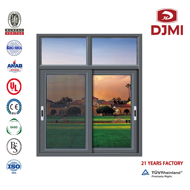 Ferestre și uși glisante de sticlă nou-nouț Aluminum Window Fiber Glass Mesh Sliding Door With Mosquito Screen Aluminium Windows Us Hot Vanding Commerical Sliding Window Manufactures Best Aluminium Windows