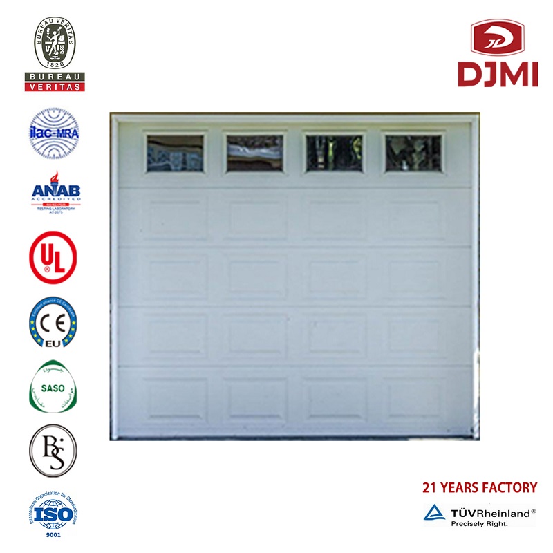 Customize Factory Price Opens Garage Sectional Overhead Door Multifunctional White Color Standard White Standard Aluminum Surf Garage Us Professional White Overhead Sectional Doors Furnizor Black Color Garage Door