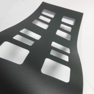 0.175mmPC strat izolant negru, cu temperatură ridicată, rezistente la ignifug, cu efect de izolare a garniturii personalizat fabricant