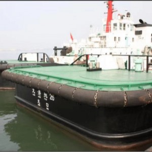 Capacul de protecţie al remorcherului pentru barca şi bara de protecţie