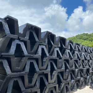 Marine Solid Arch 250H Rubber Fender Factory cu High E.A.