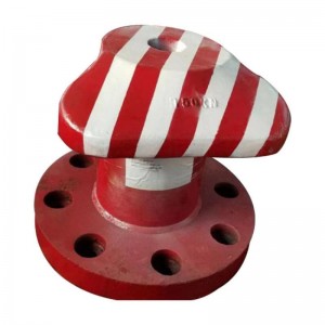 Cast Steel/Cast Iron R/T cap de ancorare bollard cu piese de fixare
