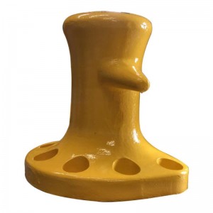 Rinichii din marina turnate de fier Bollard cu culori vopsite personalizate