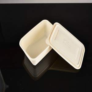 O cutie de prânz biodegradabilă de înaltă calitate, pentru amidon din porumb