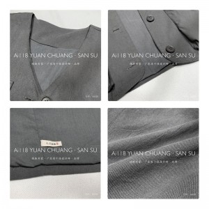 Design slab echipat Minimalist Stylish Casual vest ă Solid color bumbac și lenjerie supradimensionat personalizat 18539 Waistcoats