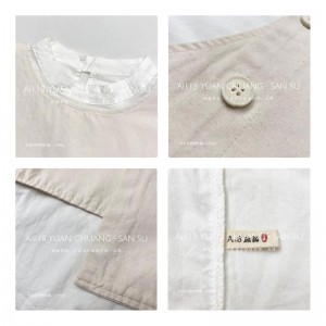 Design liber-montare Minimalist Styllish Casual Solid Color dungat Controlat personalizat supradimensionat 19505 Guler Round Shirt +Waistcoat