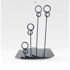 TMJ715 oțel inoxidabil publicitate etichetă de bază preț clip tort produse de copt magazin prețul de afișare clip