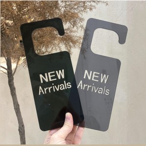 TMJ PP-539 Cu ecran acrilic personalizat brand de lux magazin de îmbrăcăminte decorare preţul etichetei panouri publicitare suport creativ